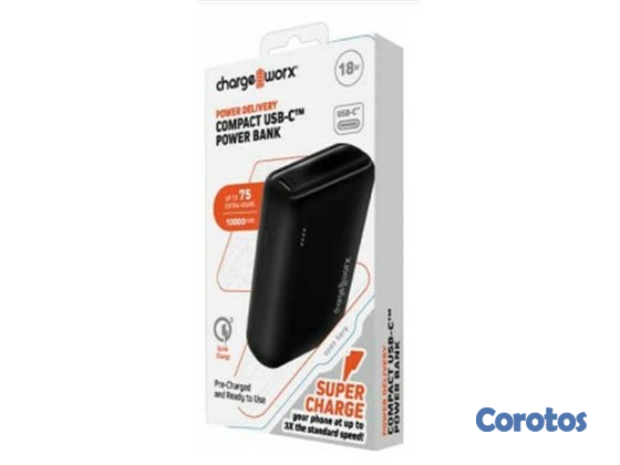 computadoras y laptops - CARGADOR MOVIL (POWER BANK), 10,000MAH, LED INDICATOR,DUAL USB-C Y USB