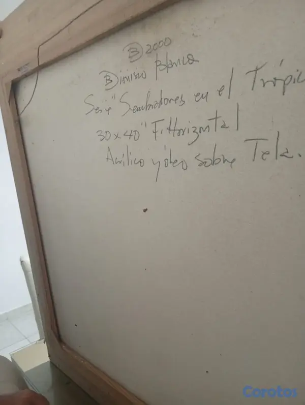 decoración y accesorios - cuadro Dionicio blanco  2