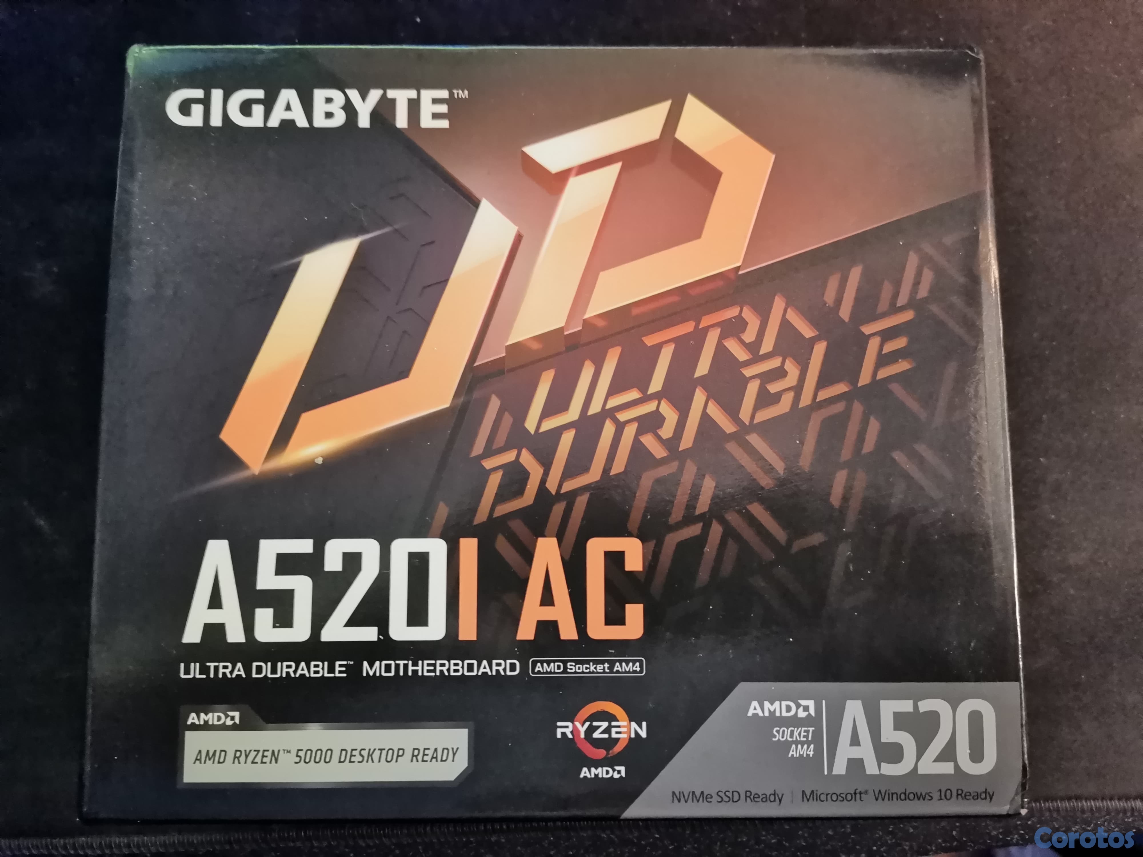 computadoras y laptops - Motherboard Gigabyte A520I AC /AMD Ryzen /Mini-ITX 1