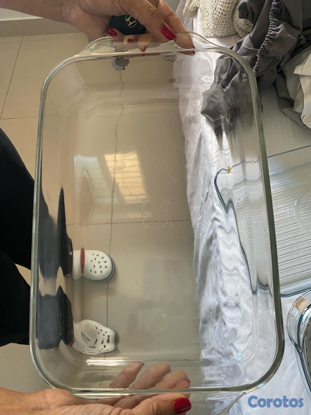 cocina - envase de cristal nuevo  2