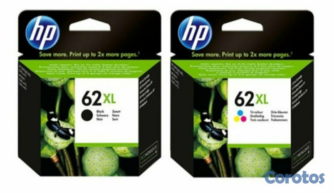 impresoras y scanners - GRAN ESPECIAL DE CARTUCHOS ORIGINALES HP 62XL NEGRO Y COLOR 