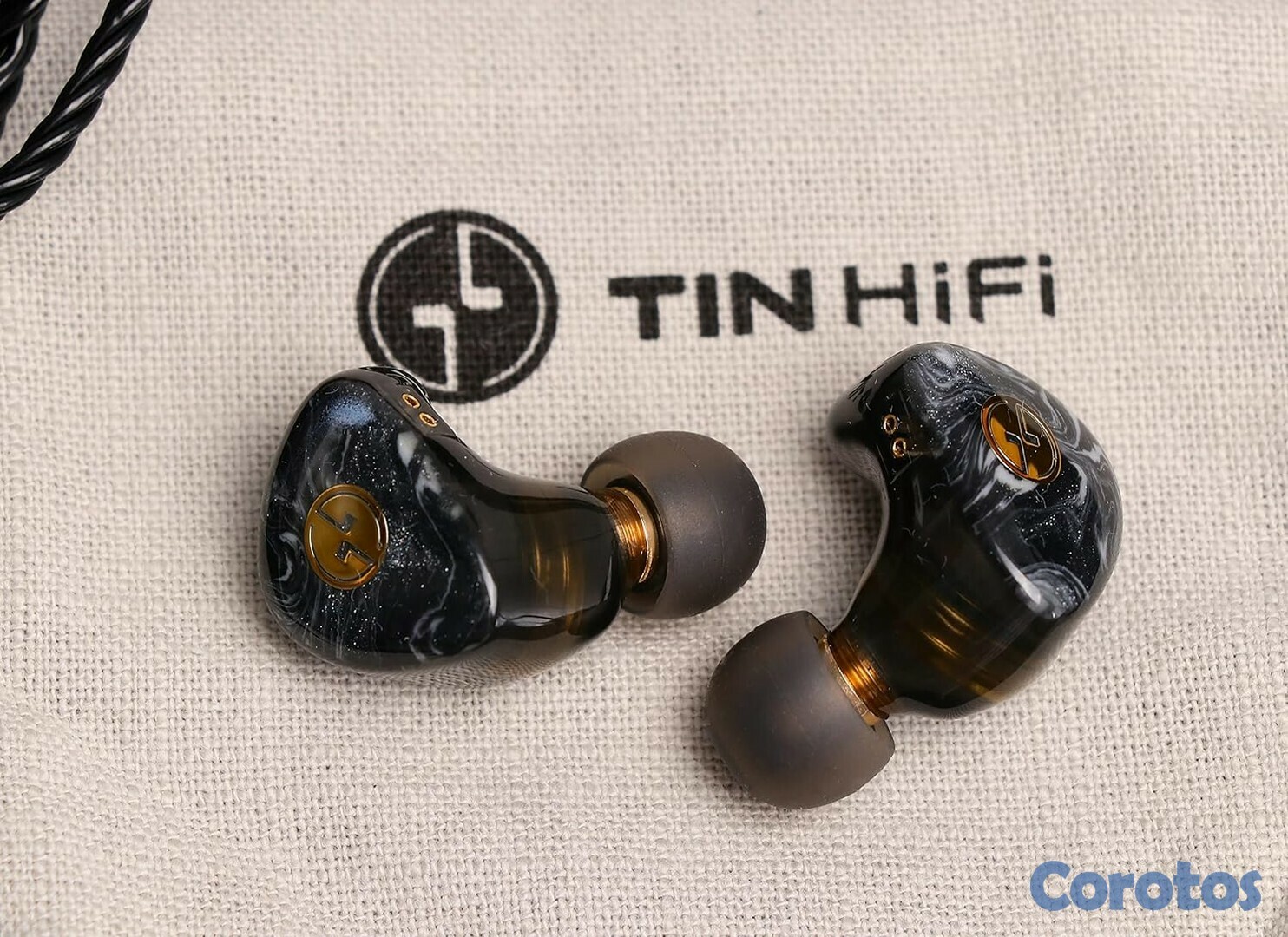 camaras y audio - TinHifi T3 Plus In Ear Monitor IEM 1DD 10mm cable desmontable 2 pines 0.78mm 5