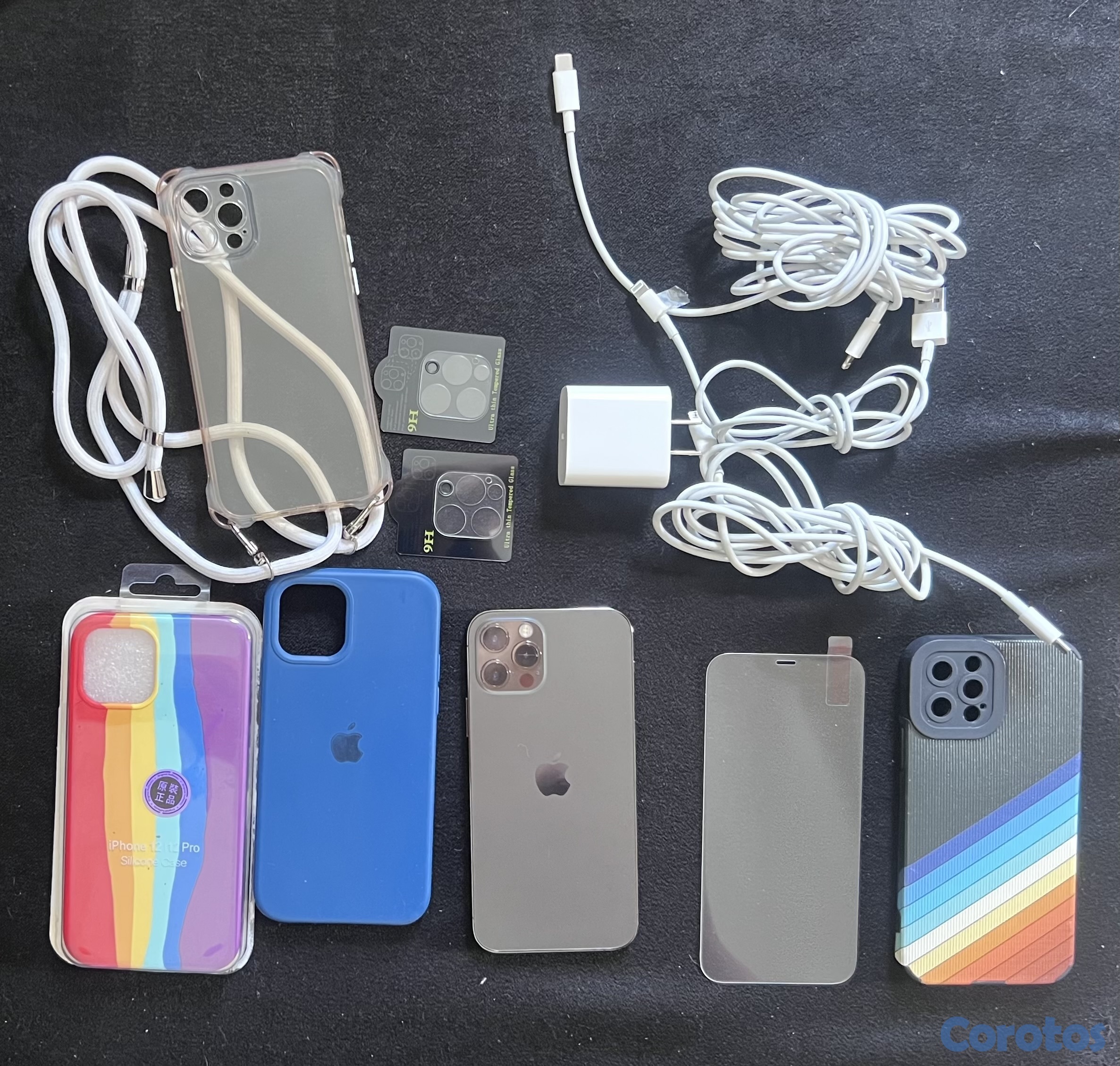 celulares y tabletas - IPHONE 12 PRO 128GB + ACCESORIOS 4
