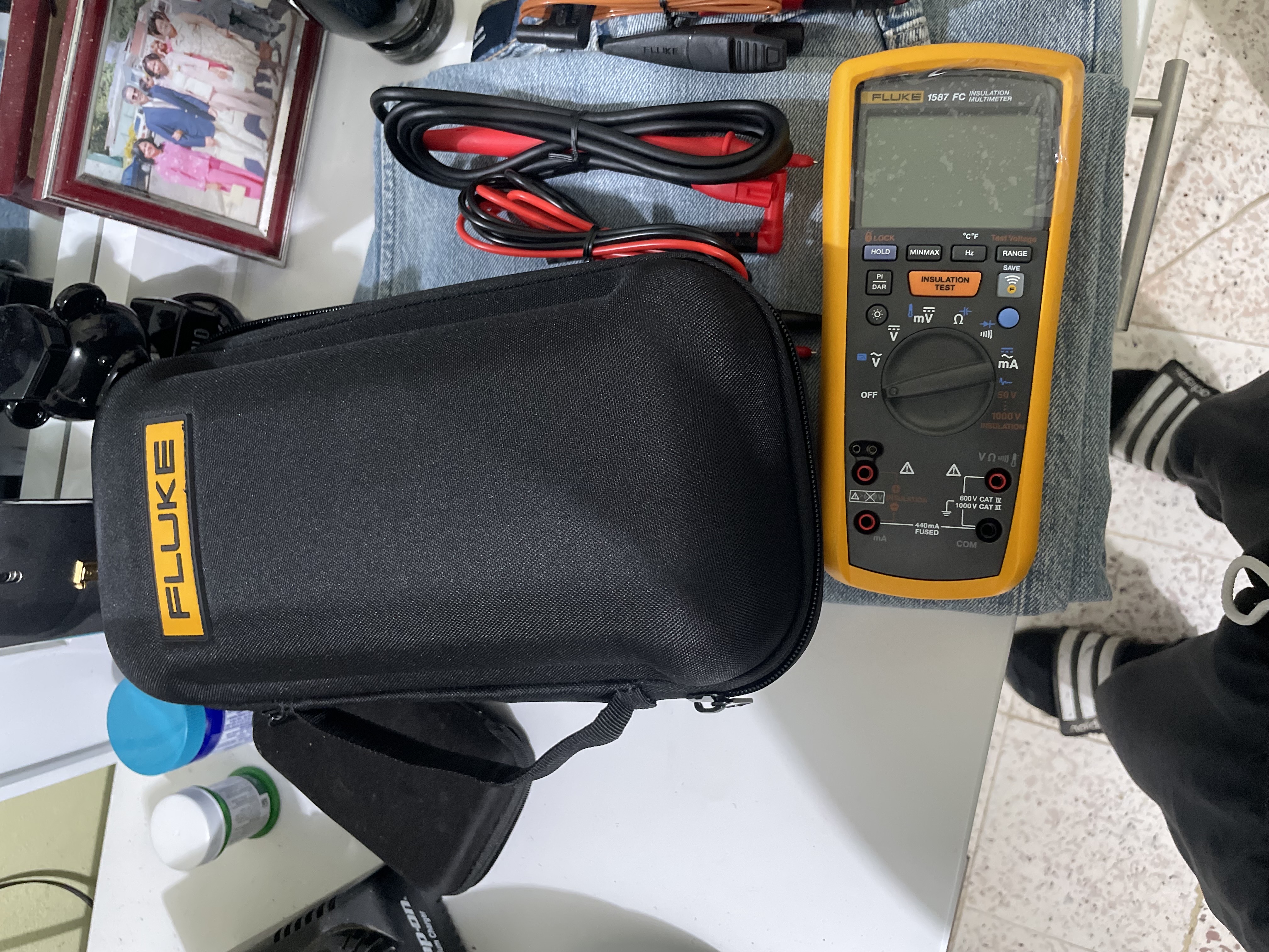 otros electronicos - multimetro fluke se conecta con el celular  1