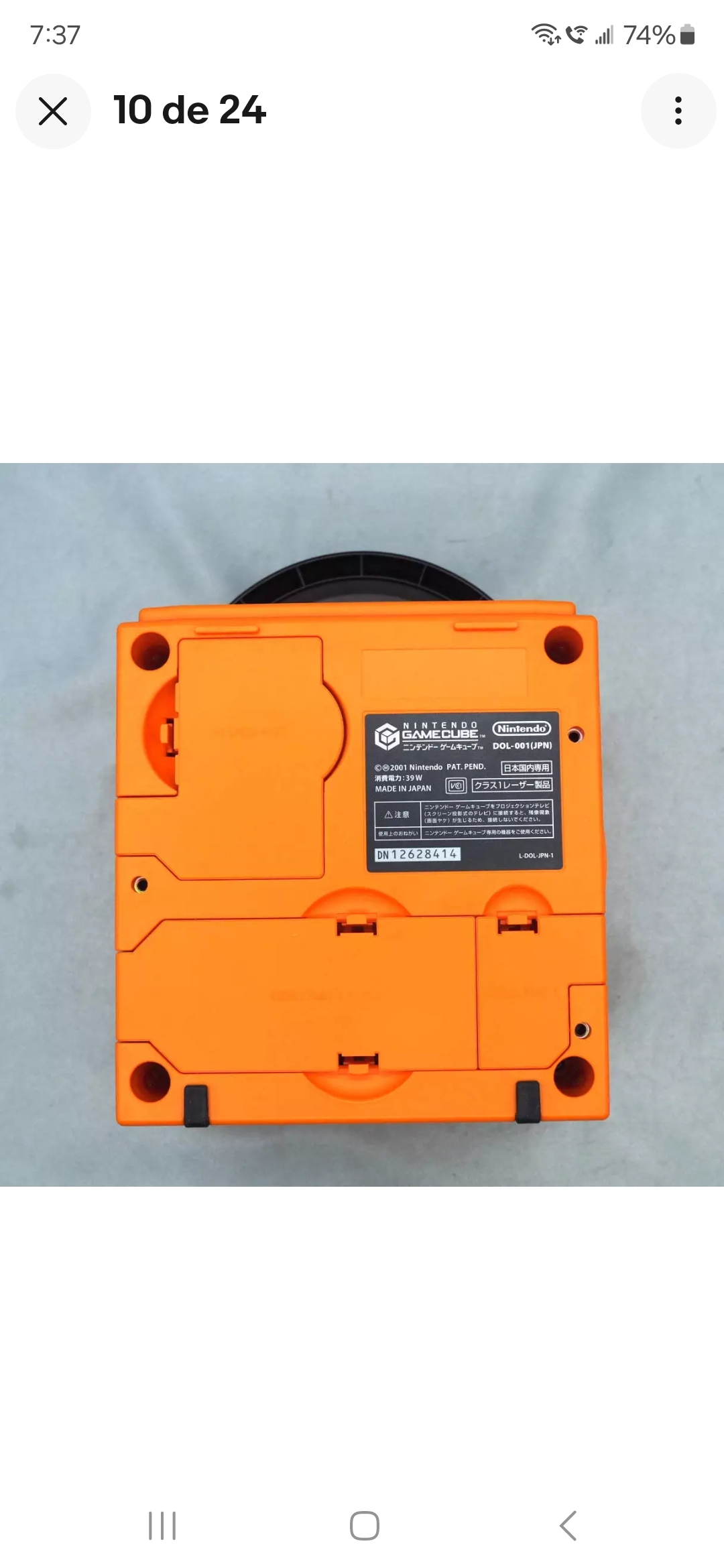 consolas y videojuegos - Nintendo Game Cube Naranja Edicion limitada full todo incluido  5