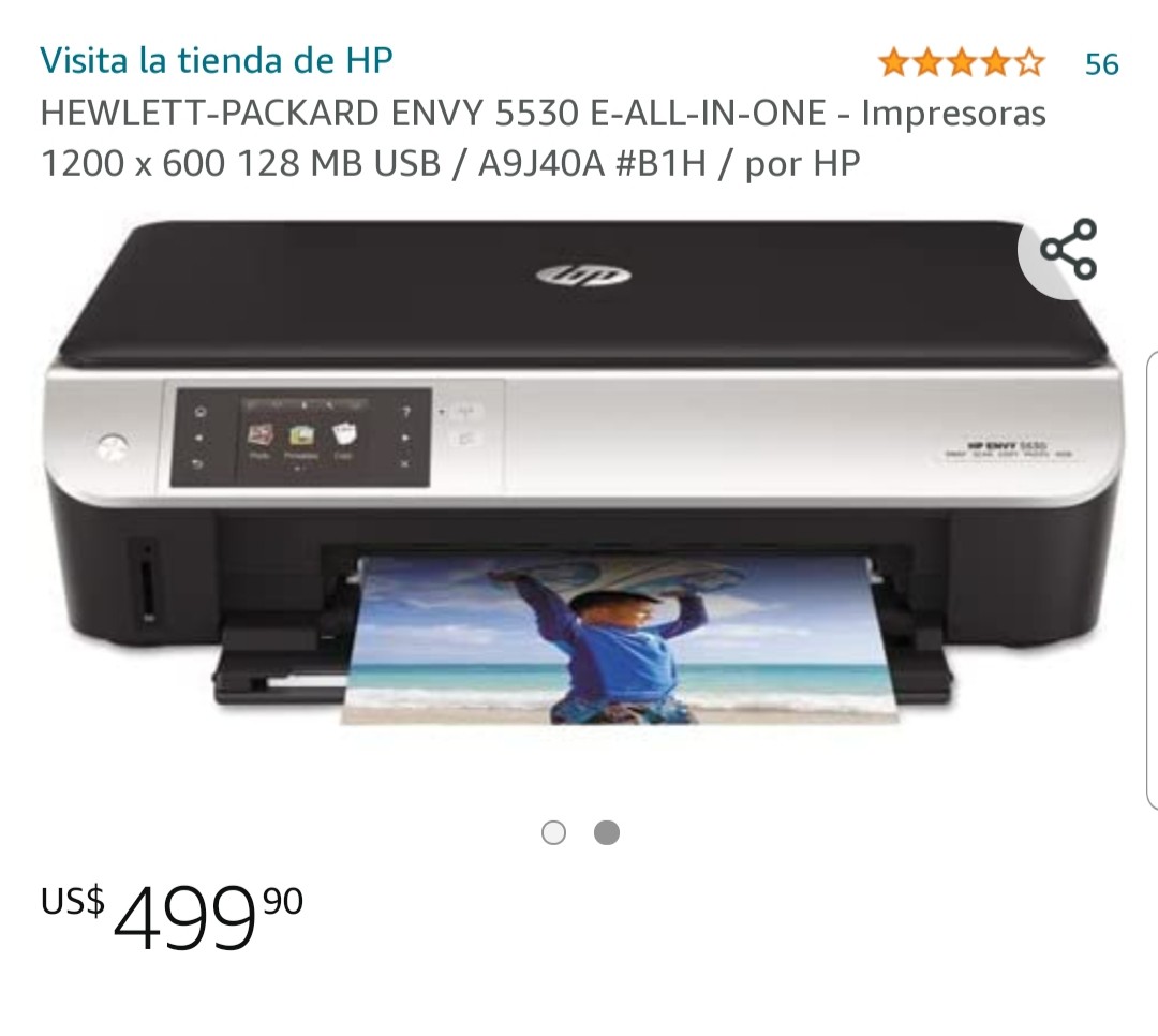 impresoras y scanners - Impresora hp envy 5530