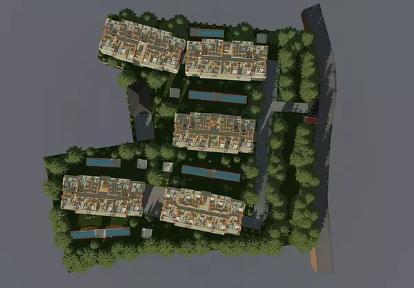 casas vacacionales y villas - Complejo de Apartamentos de Lujo en Jarabacoa  2