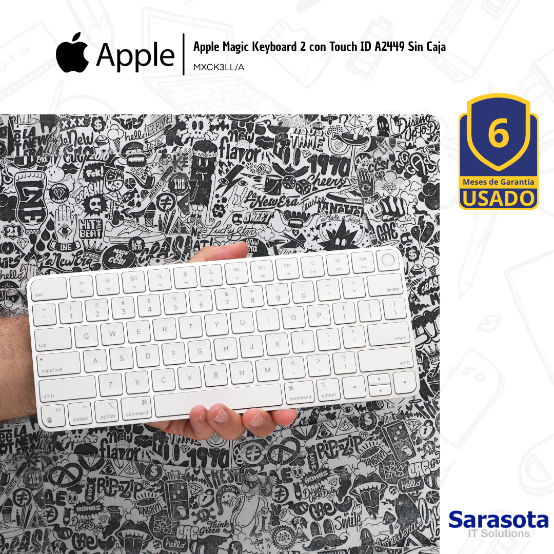 accesorios para electronica - Apple Magic Keyboard 2 con Touch ID A2449 Sin Caja 0