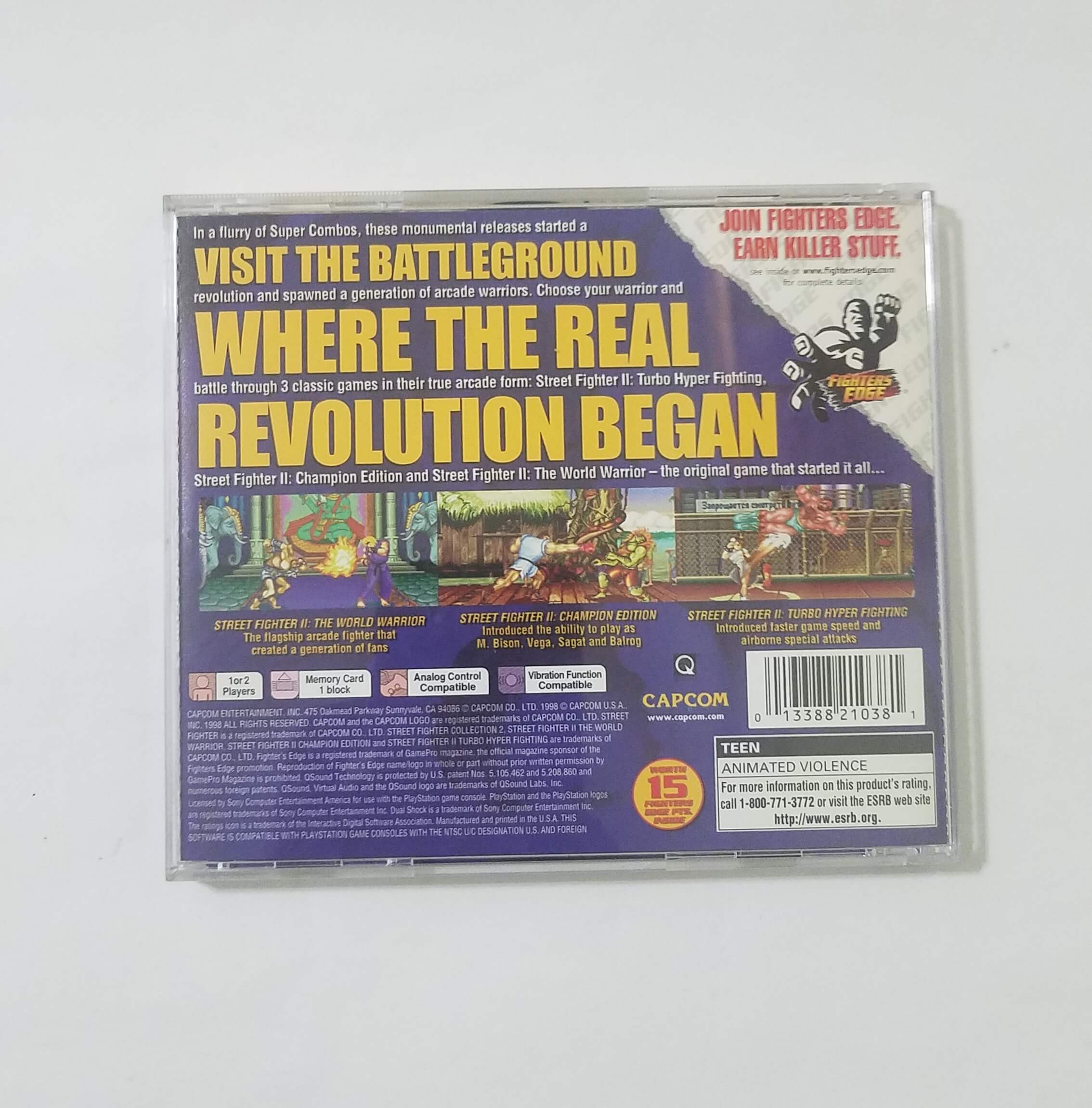 consolas y videojuegos - Street Fighter Collection 2 de PlayStation 1 (PS1) 3