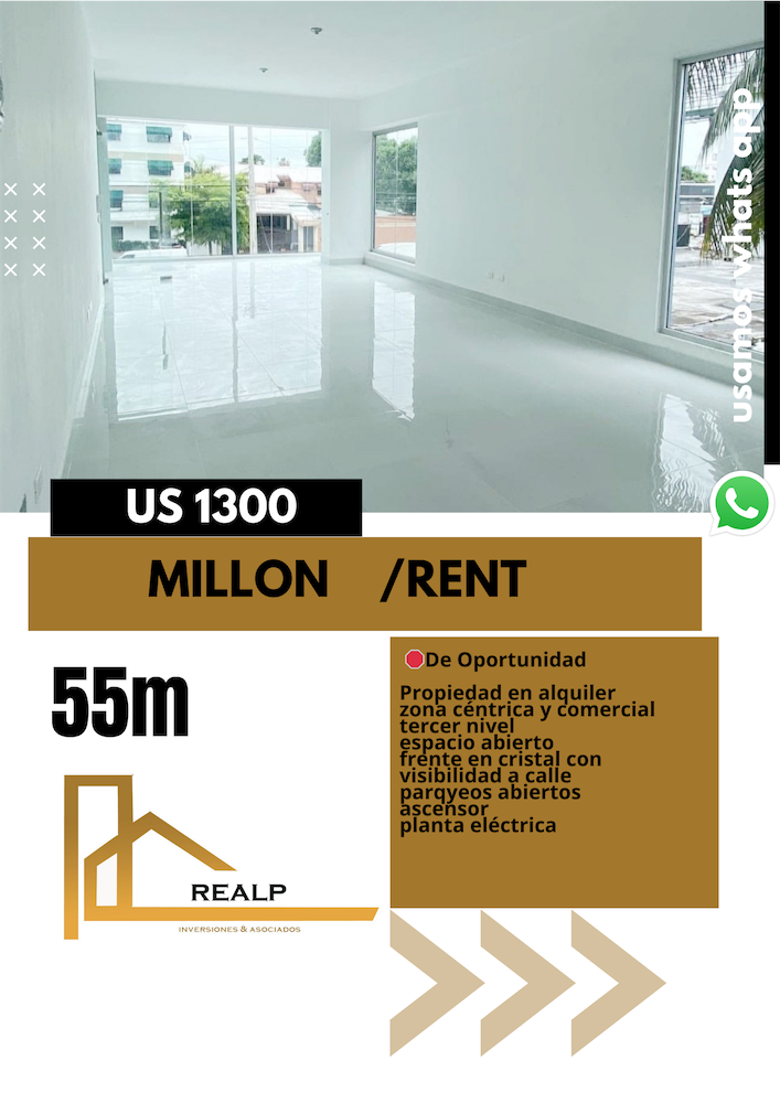 oficinas y locales comerciales - Local céntrico en el millon 