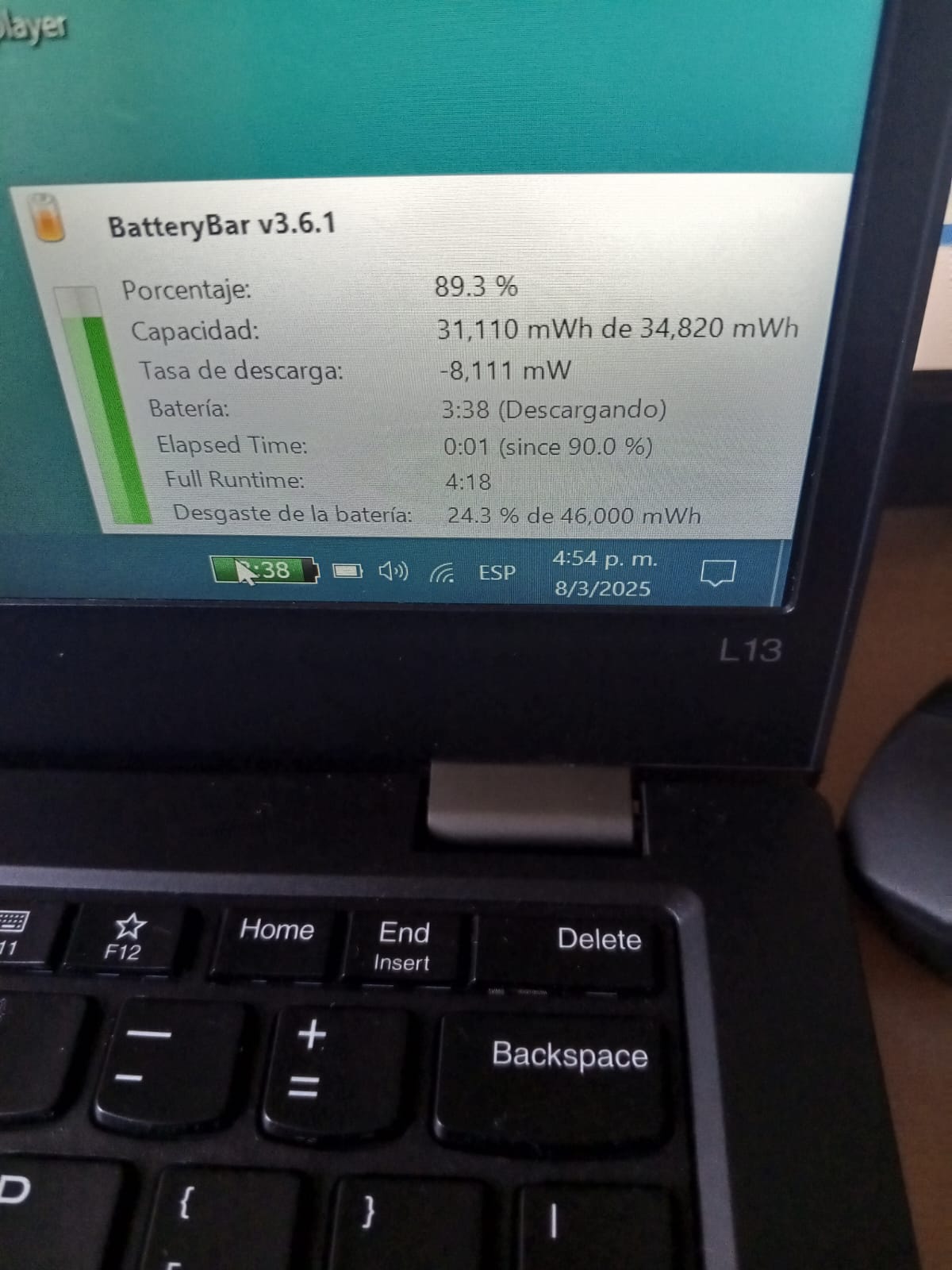 computadoras y laptops - Laptop Lenovo core i5 vPro10ma 8gb ddr4 256ssd  3
