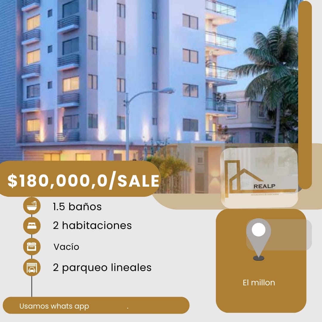 apartamentos - hermoso apartamento en una zona céntrica el en millon 