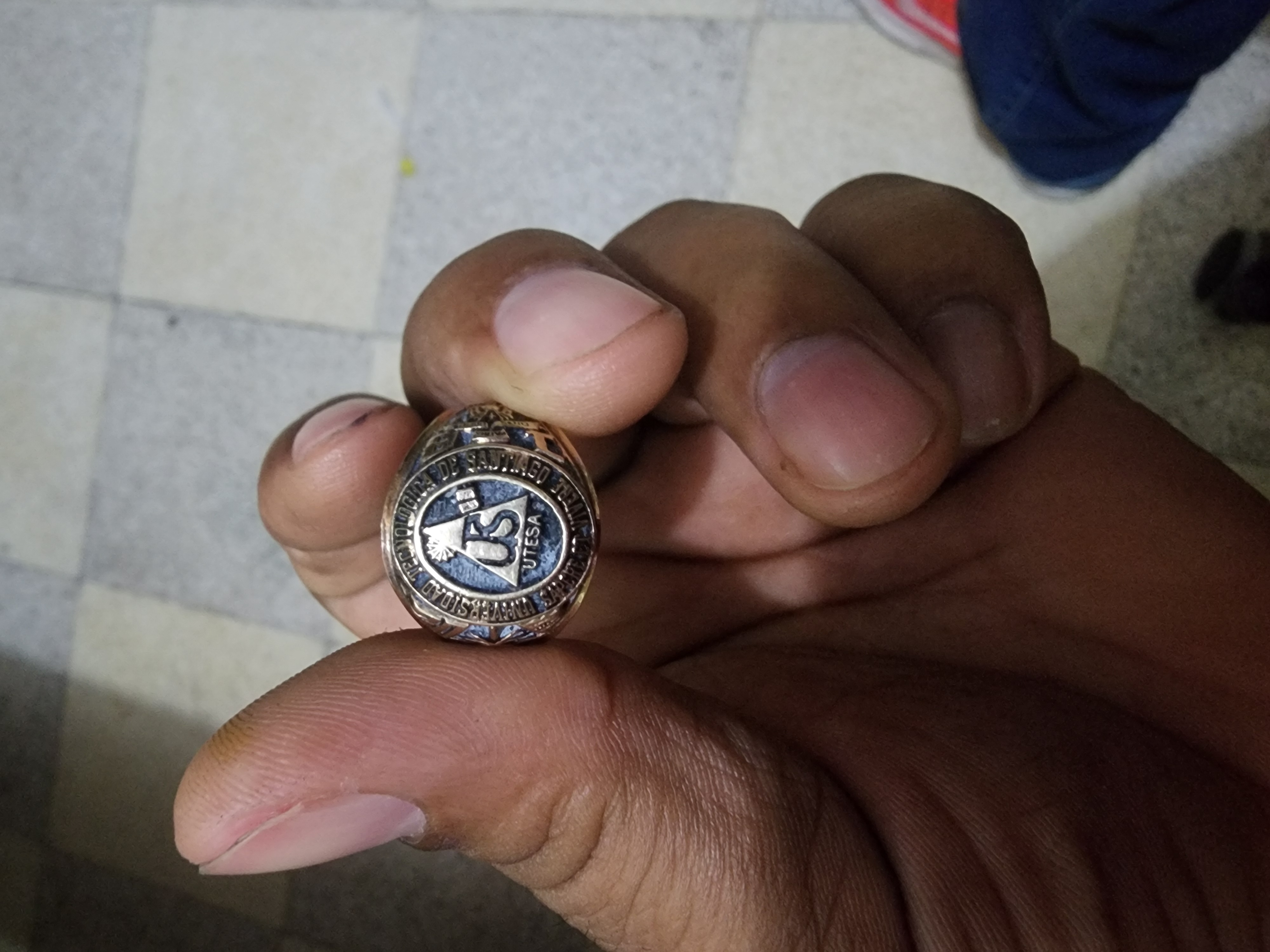 joyas, relojes y accesorios - anillo 10k utesa 9.4gms