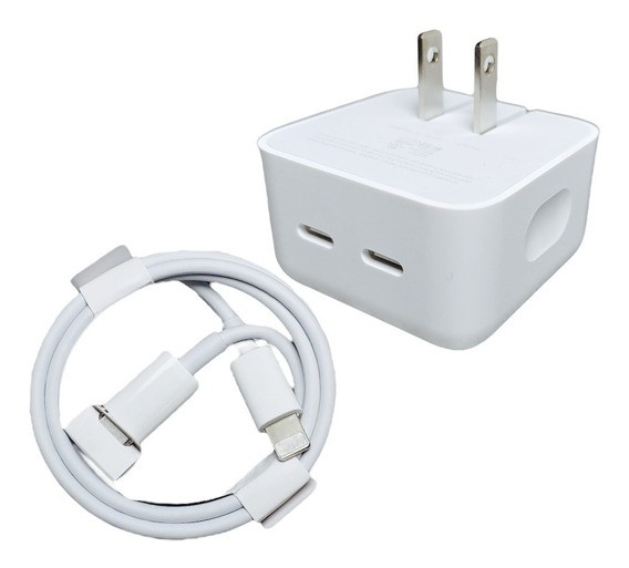 accesorios para electronica - Cargador compacto con puerto USB-C doble de 35W para iPhone 13