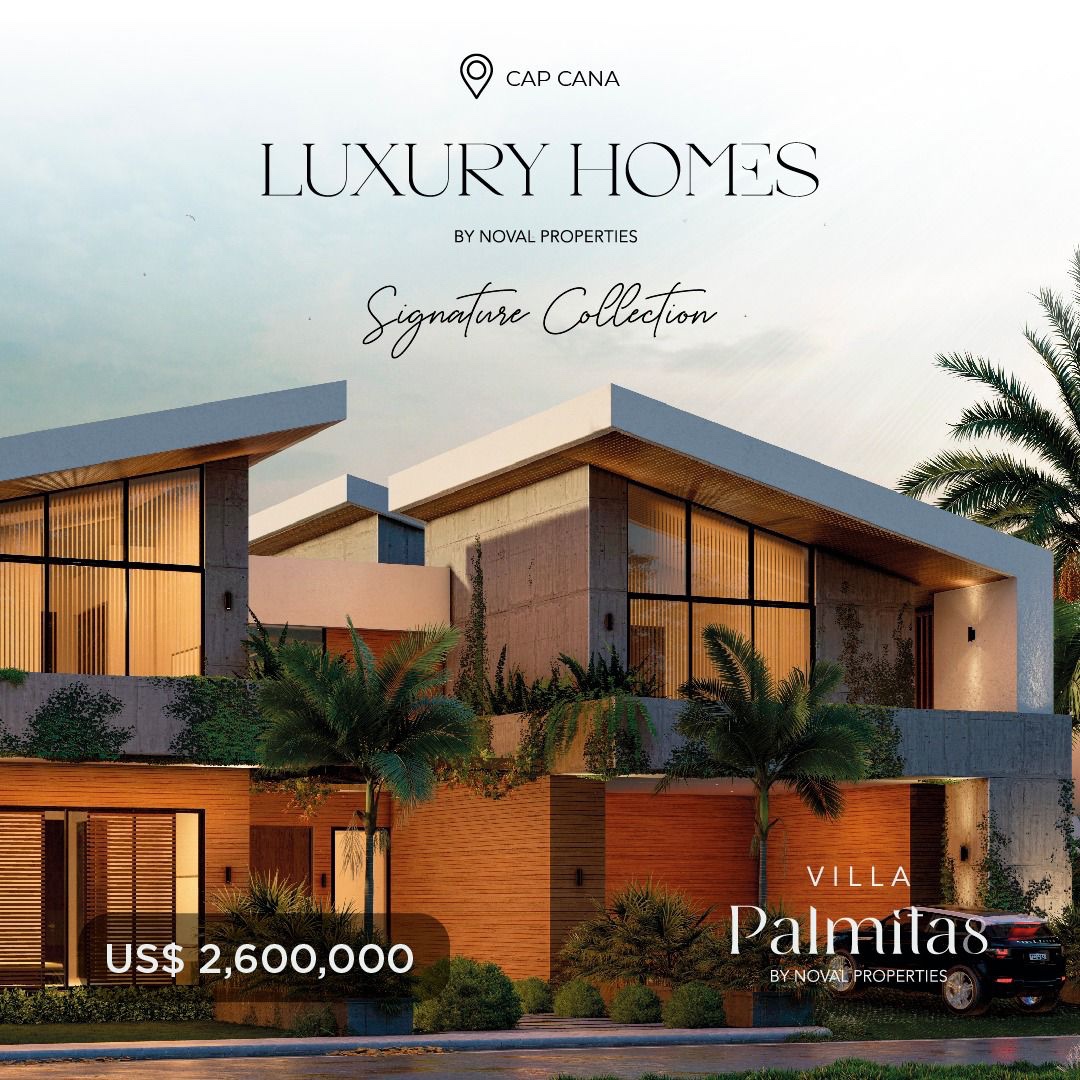 casas vacacionales y villas - Venta de Villa de lujo en cap Cana punta cana zona turística  5