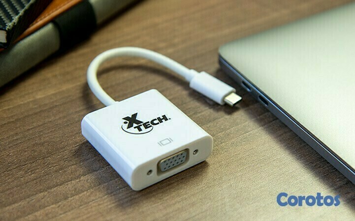 computadoras y laptops - ADAPTADOR XTECH USB TYPE C,  A VGA HEMBRA. (XTC-550) 3