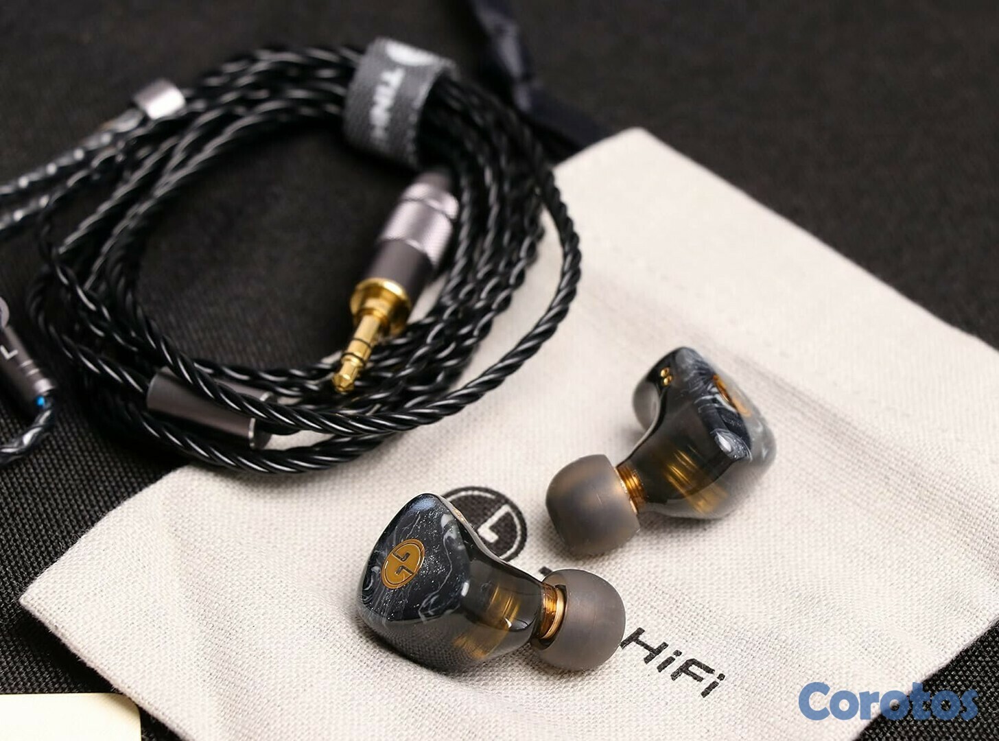 camaras y audio - TinHifi T3 Plus In Ear Monitor IEM 1DD 10mm cable desmontable 2 pines 0.78mm 6