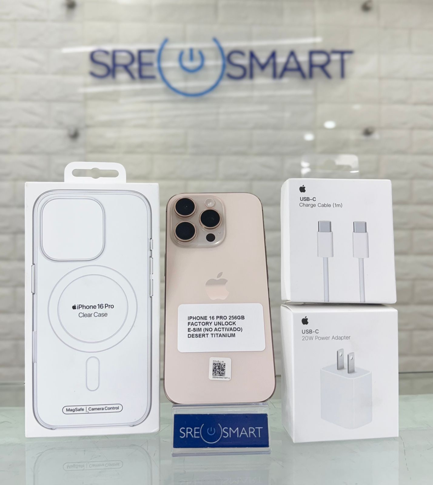 celulares y tabletas - IPHONE 16 PRO 256GB E-SIM FACTORY UNLOCK.