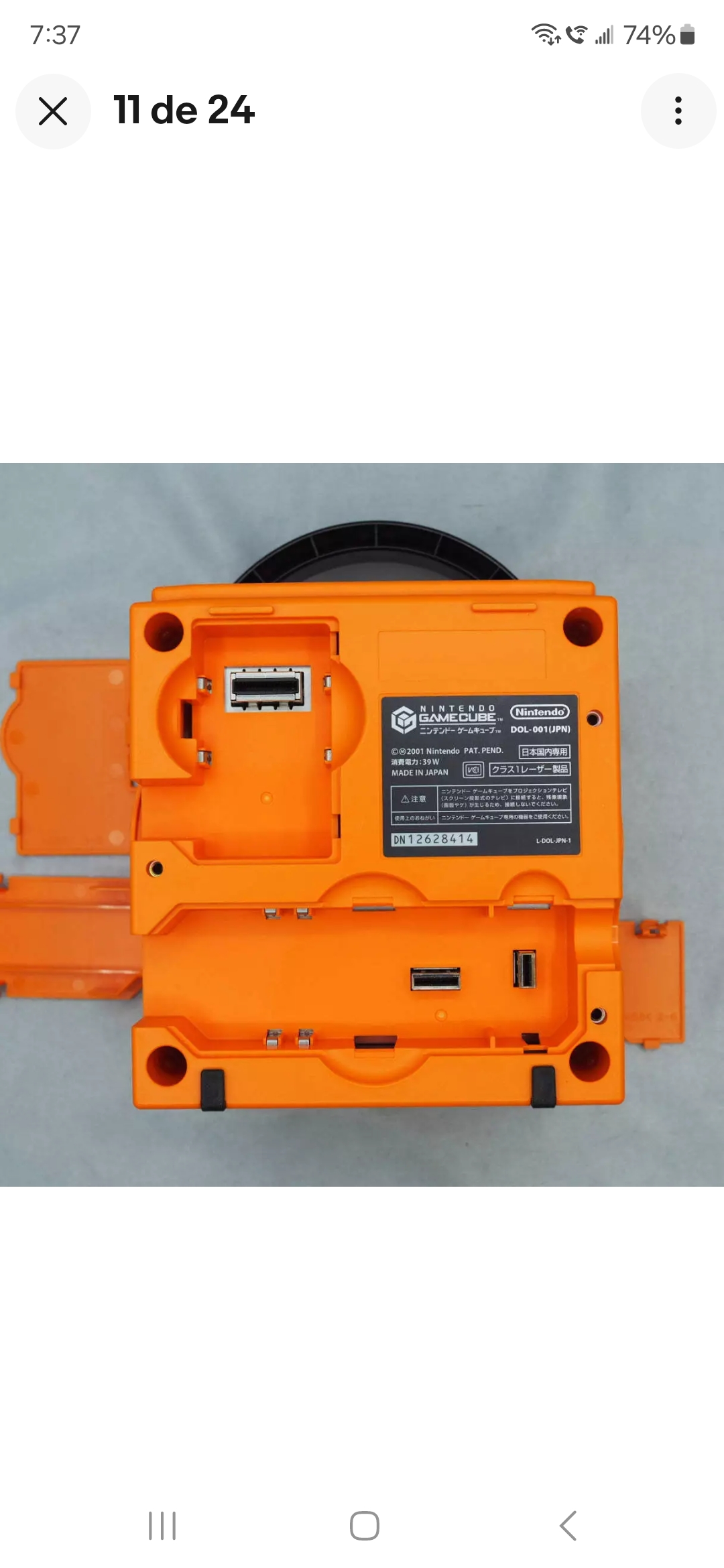 consolas y videojuegos - Nintendo Game Cube Naranja Edicion limitada full todo incluido  6