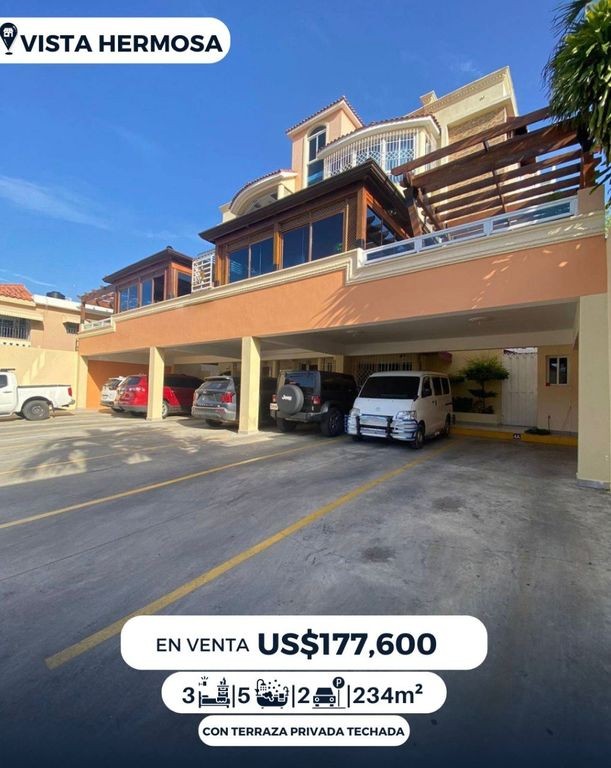 apartamentos - VENDO HERMOSO Y AMPLIO APARTAMENTO, VISTA HERMOSA 2