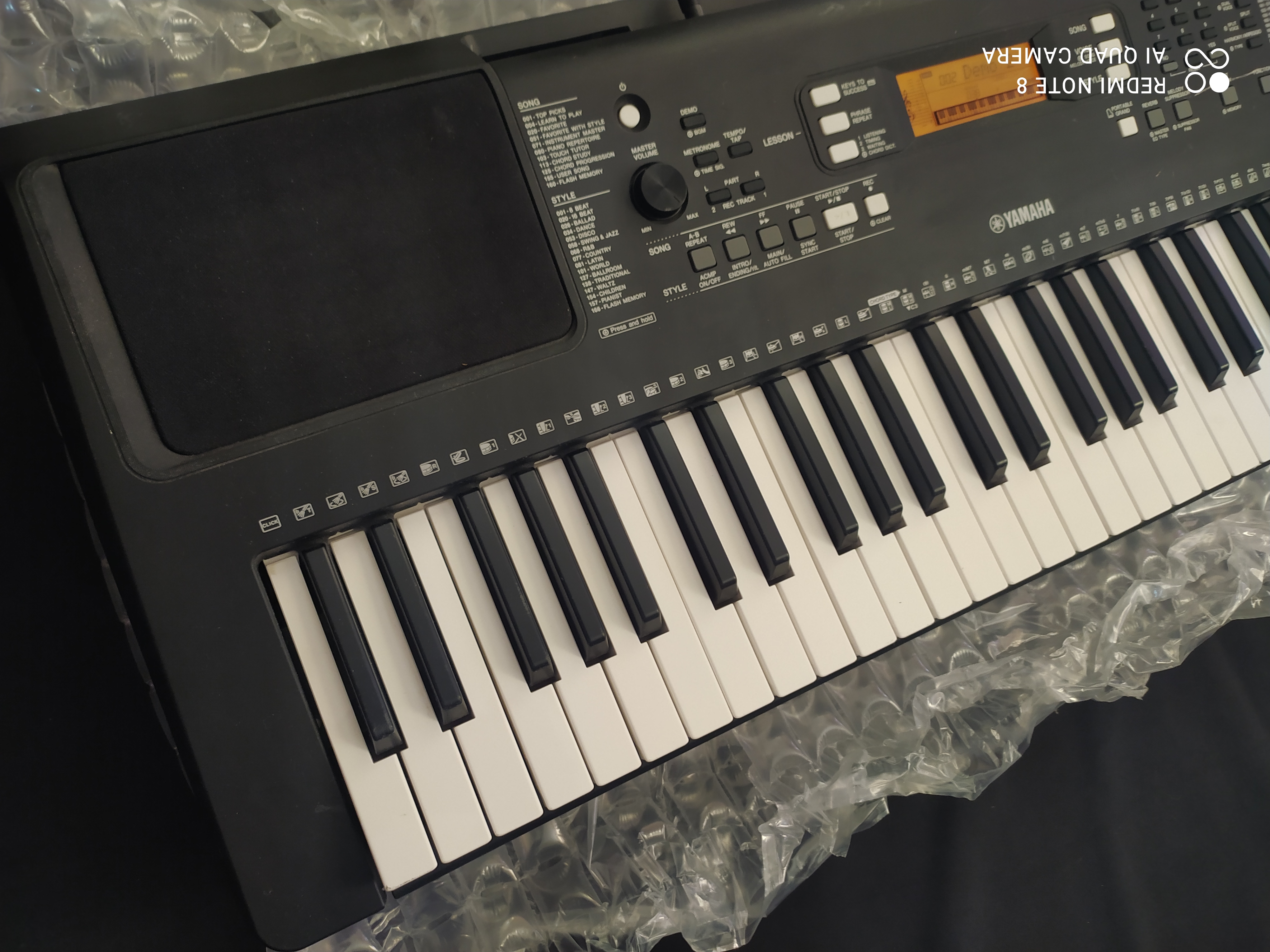 instrumentos musicales - YAMAHA PSR E363 5 OCTAVAS SENSIBLE 4