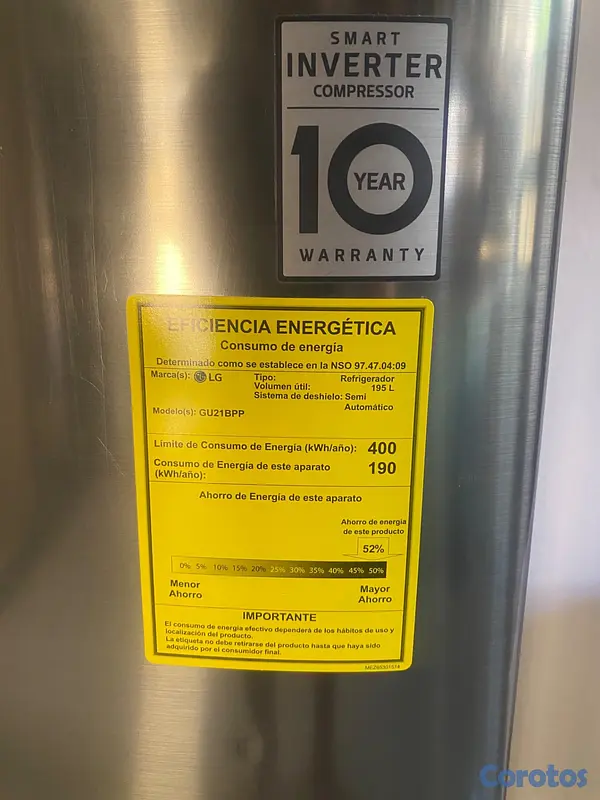 electrodomesticos - NEVERA COMO NUEVA BARATA 1 AÑO DE USO  8