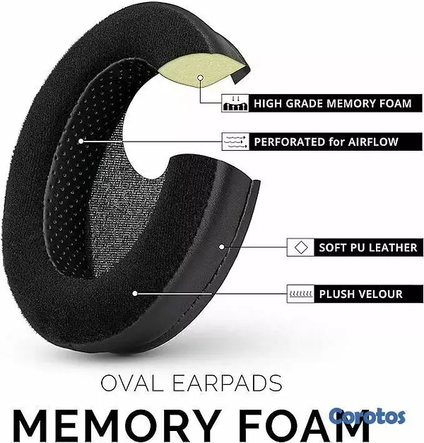 camaras y audio - Almohadillas Ovaladas Brainwavz para auriculares 6