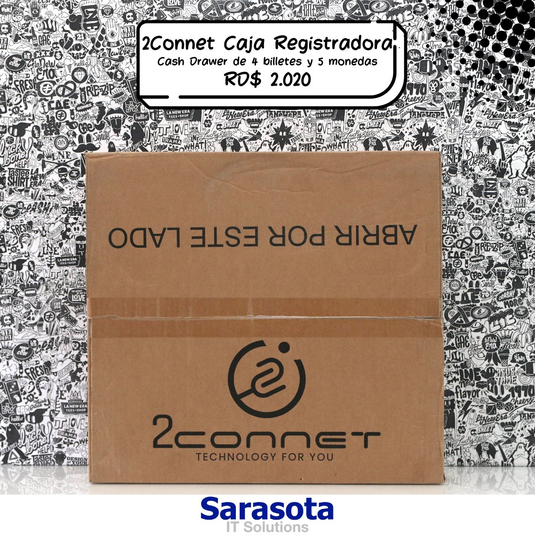 accesorios para electronica - 2Connet Caja Registradora de 4 Billetes y 5 Monedas 0