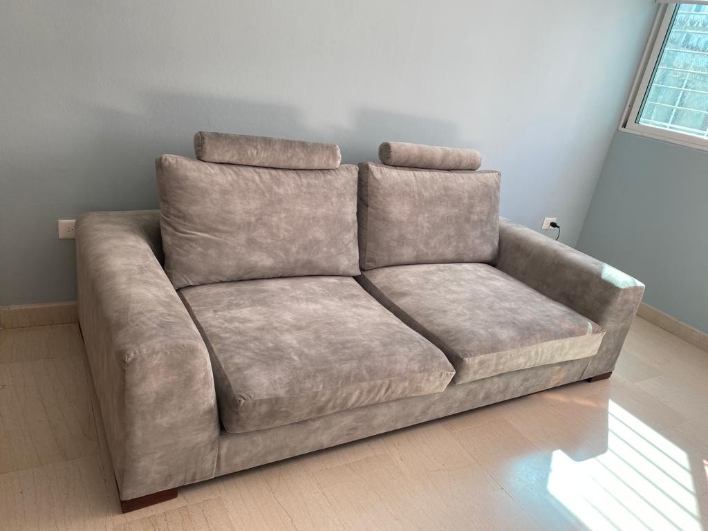 muebles y colchones - Mueble sofa de 4 plazas relleno de plumas 1