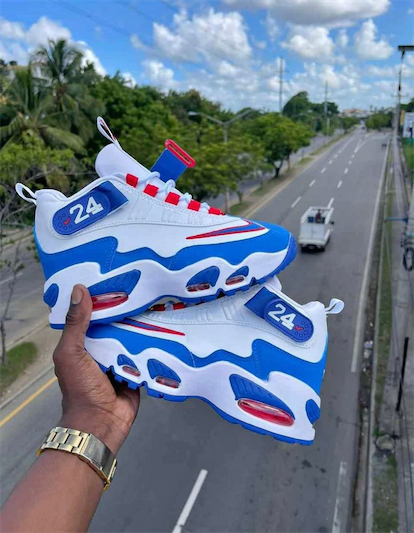 zapatos para hombre - Tenis Teni Nike Air Max Ken Griffey Bandera Dominicano 2K24 🇩🇴 7