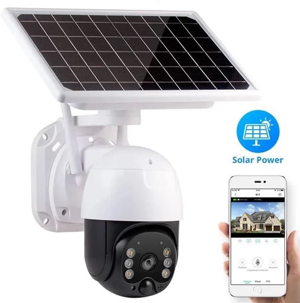 camaras y audio - Camara wifi de exterior PTZ solar 0