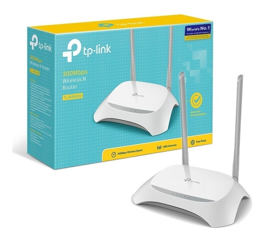 computadoras y laptops - ROUTER TP-LINK 840N DE AL CALIDAD  TL-WR840N    0