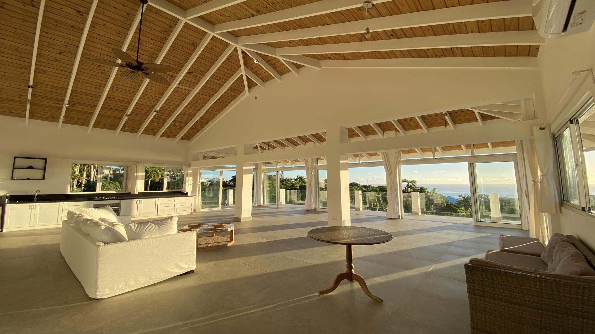 casas vacacionales y villas - HERMOSA VILLA CON VISTA AL MAR EN CABRERA