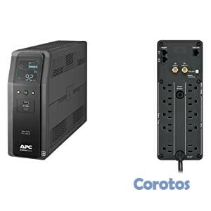 computadoras y laptops - UPS APC BR1000 BACK-UPS PRO, 1.0KVA (1000 VA), 600 WATTS, INPUT 120V / OUTPUT 12 1