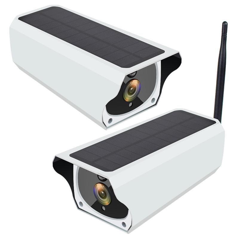 camaras y audio - Camara de exterior solar 1080p wifi con bateria recargable 1