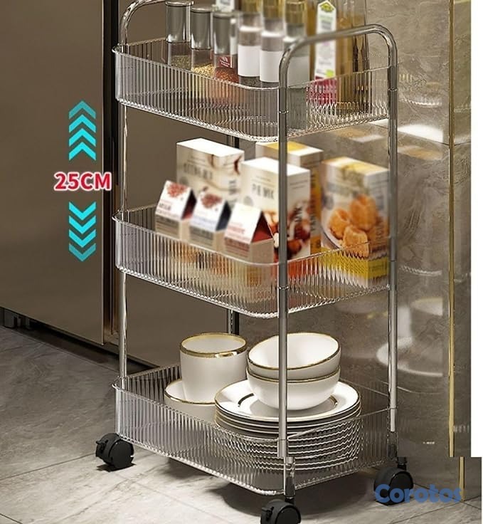 decoración y accesorios - ESTANTE DE ALMACENAMIENTO DE COCINA KAQQ-5822