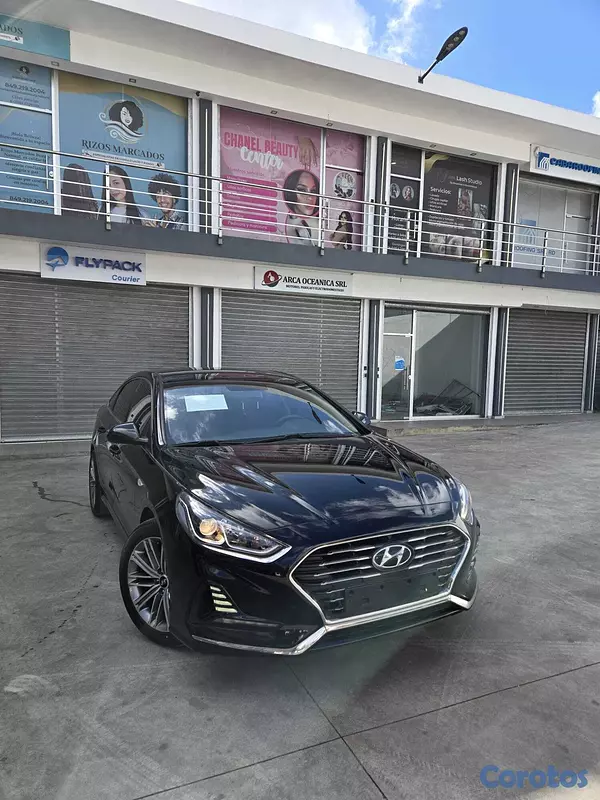 carros - HYUNDAI SONATA NEW RISE 2018 NEGRO GASOLINA 11