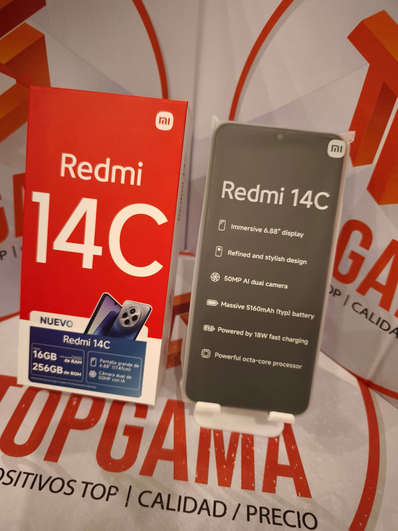 celulares y tabletas - REDMI 14C, 8GB RAM 256GB ROM 3
