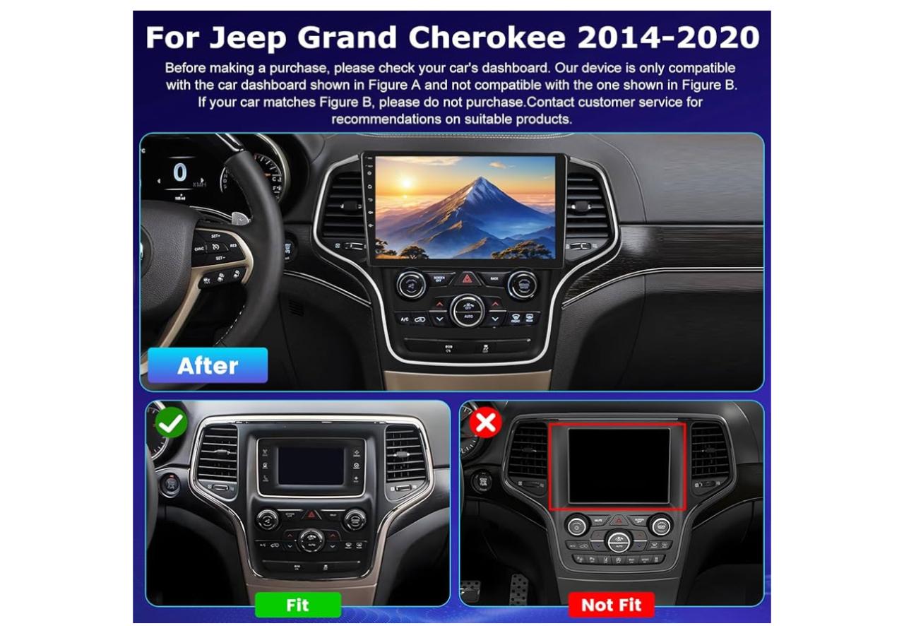 repuestos - Upgrade Radio para Jeep Grand Cherokee 2014-2020 2