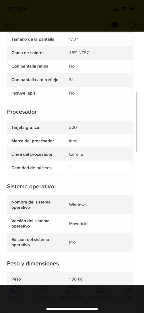 computadoras y laptops - Laptop HP COMO NUEVA ÚNICO DUEÑO  6