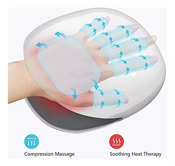 Salud y Equipamiento Médico - Masajeador De Manos Inalámbrico Más Cómodo Con Calor -3 Nive 2