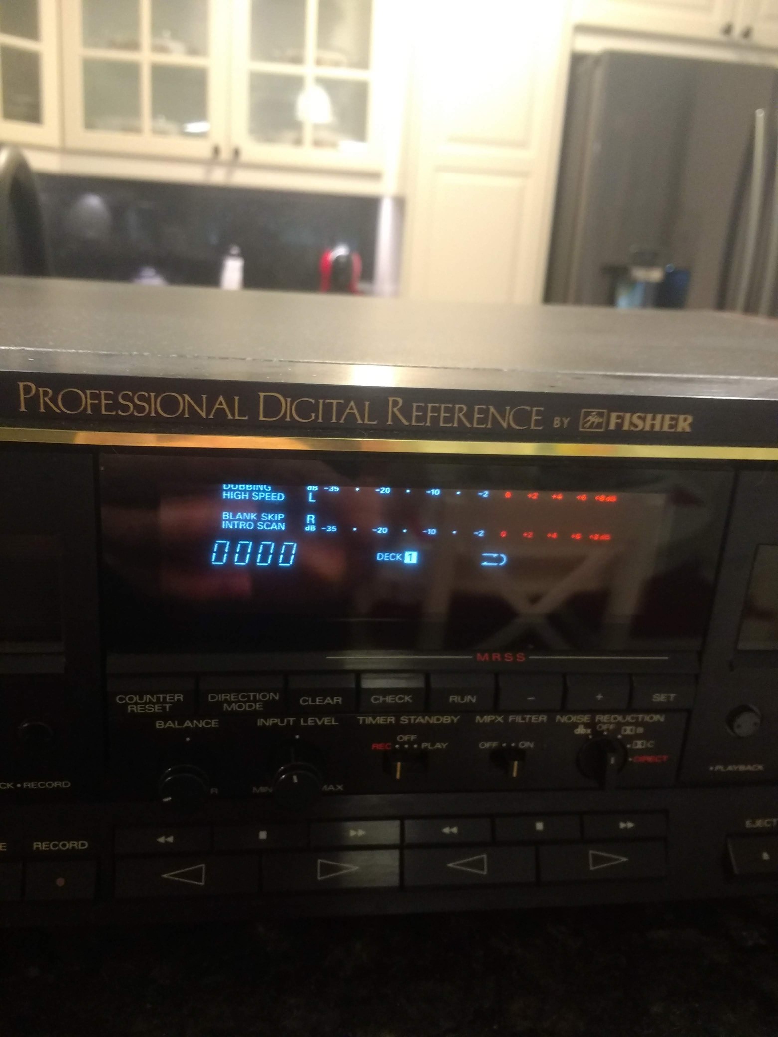 camaras y audio - Vendo reproductor de cassette player marca Fisher , Dolby digital  control rent