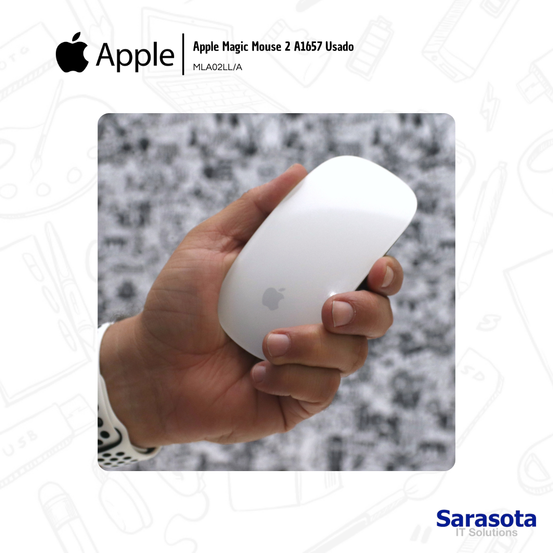 otros electronicos - Apple Magic Mouse 2 A1657 Usado MLA02LL/A 1