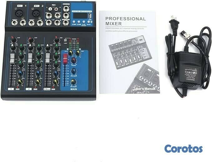 camaras y audio - MEZCLADORA DE SONIDO MIXEL 4 CANALES SQ-04 6