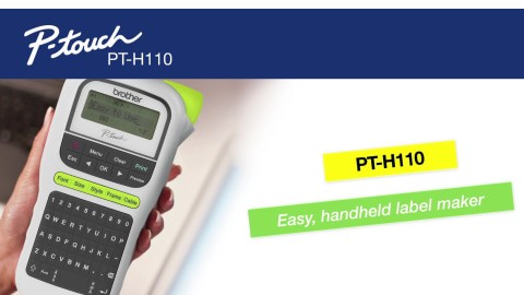 impresoras y scanners - Etiquetadora fácil BROTHER PTH110,Cree fácilmente etiquetas personalizadas 