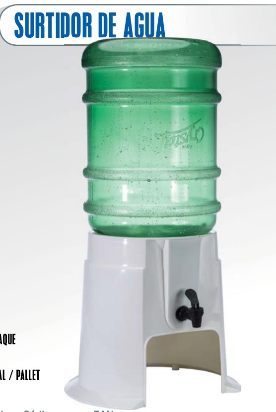 cocina - Surtidor Manual de botellon. Base. Dispensador BEBEDERO 2