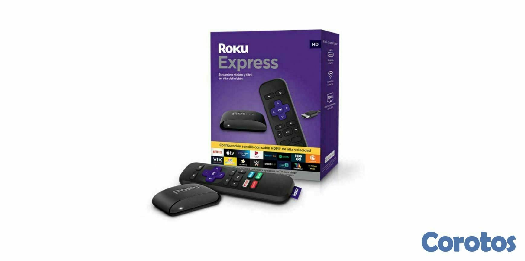 accesorios para electronica - Roku Express - convierte tu TV en smart TV. 1