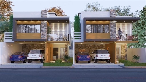 casas - Venta de casa con opción a piscina en brisa oriental Santo Domingo este 1