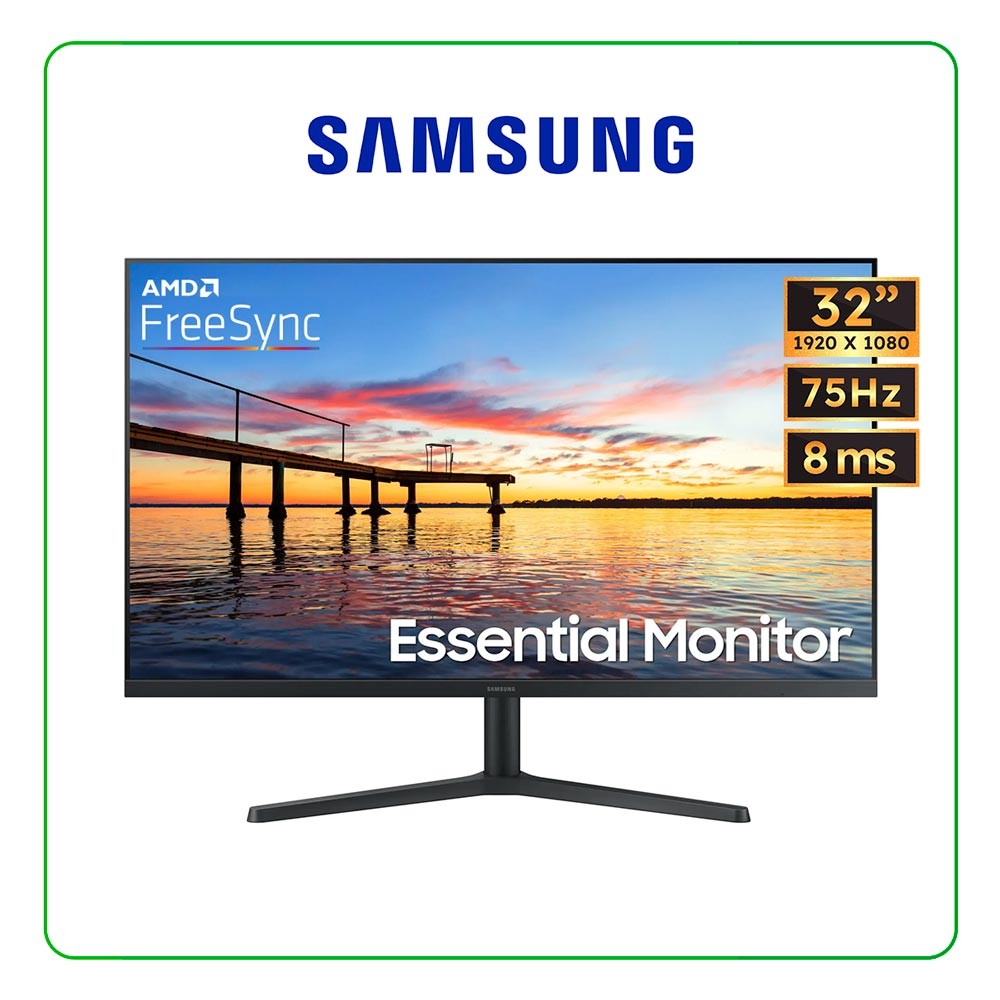 computadoras y laptops - MONITOR SAMSUNG 32"  FHD (1,920 X 1,080), 75HZ, FLAT, 16:9, 8MS GTG, G-SYNC,