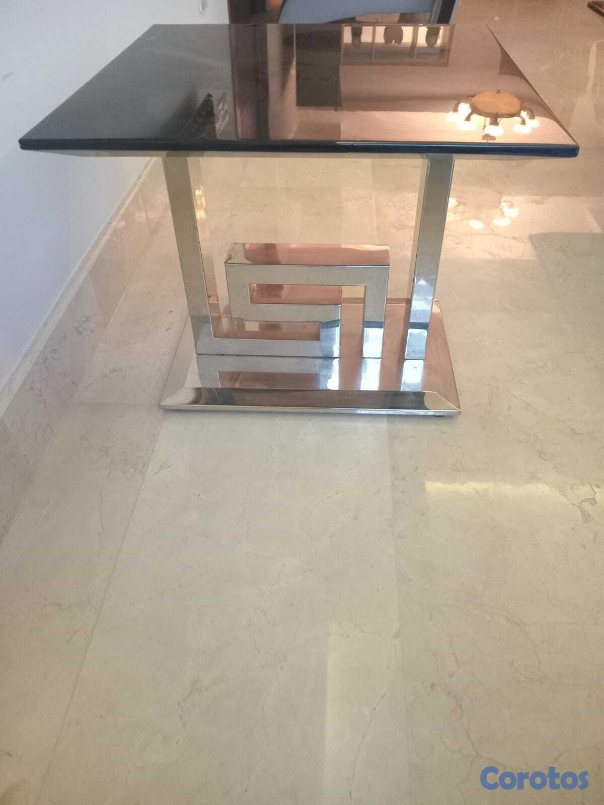 muebles y colchones - Mesa para sala con su mesa lateral en juego 3